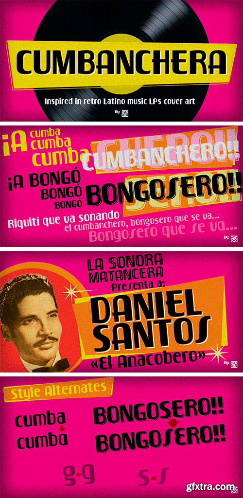 Cumbanchera Font Family