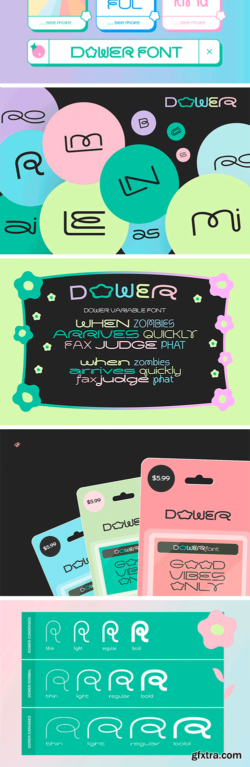 Dower - Playful Display Font