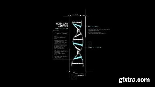 Videohive HUD Molecular DNA 44588563