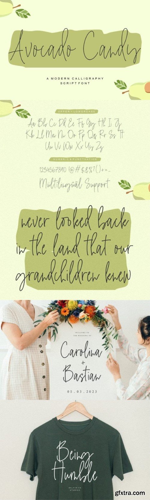 Avocado Candy Font