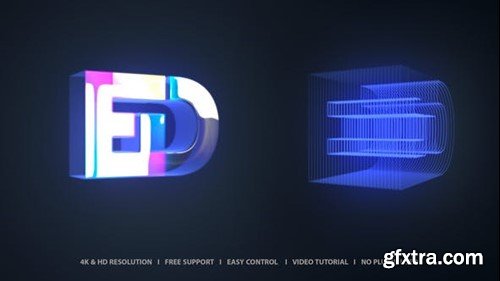 Videohive Extrude Lines Logo Reveal 44574554