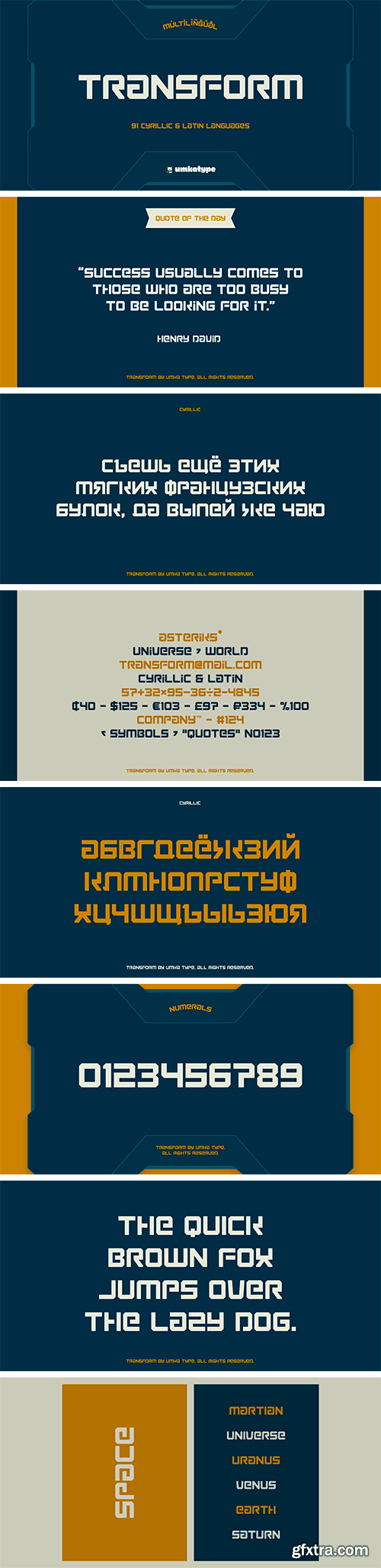 Transform Font