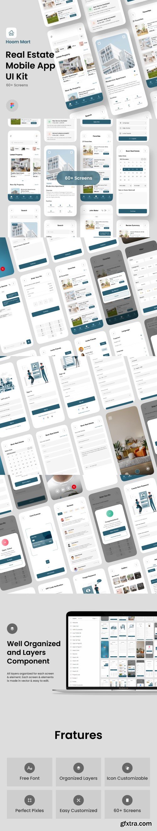 Hoom Mart - Real Estate App UI Kit