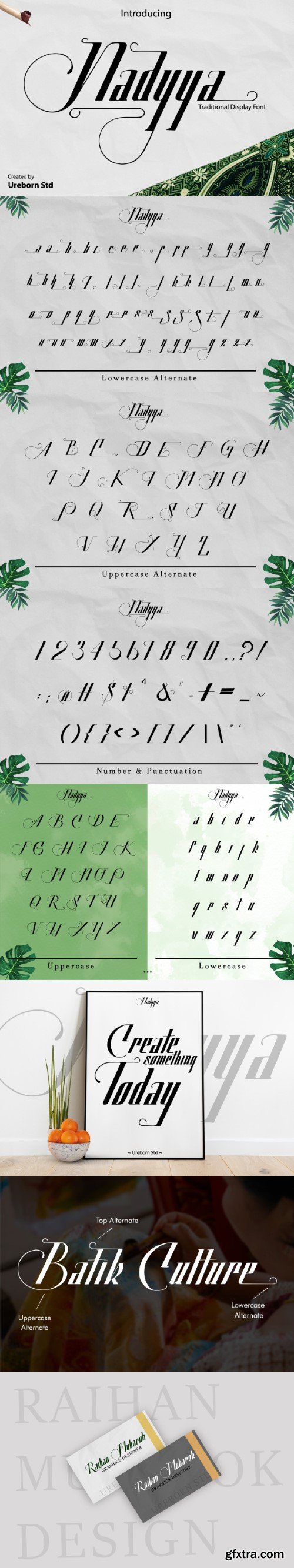 Nadyya - Traditional Display Font