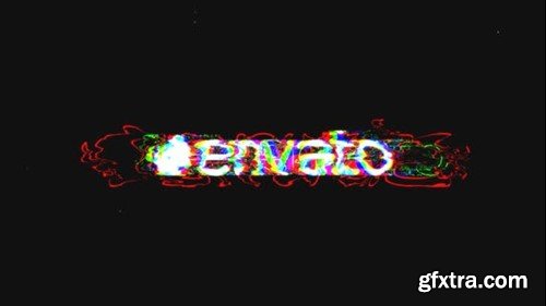 Videohive Glitch Logo Intro 2 in 1 44550479