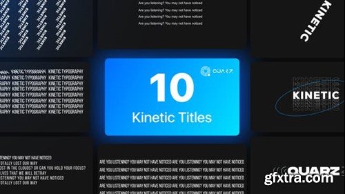 Videohive Kinetic Titles Vol. 01 44614433