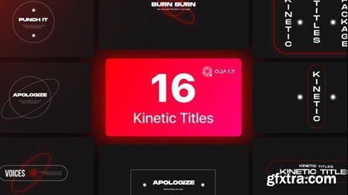 Videohive Kinetic Titles Vol. 03 44614566