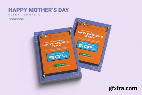 Happy mothers day template