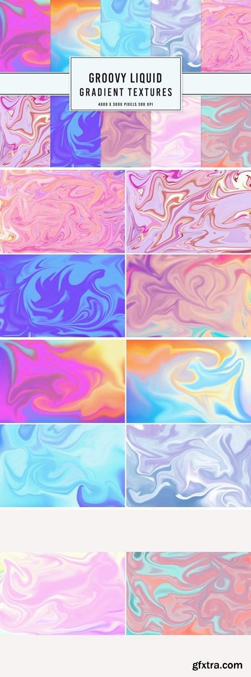 Groovy Liquid Gradient Textures 6EUMMJ9