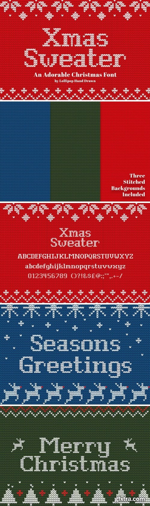 Xmas Sweater Font