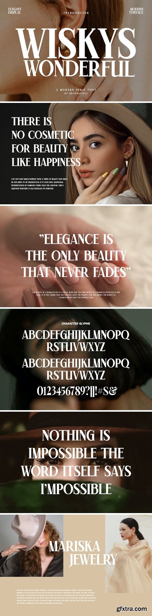 Wiskys Wonderful Serif Font