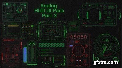 Videohive Analog HUD UI Pack 3 44589372