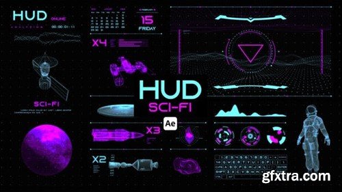 Videohive HUD Sci-Fi for After Effects 44657441