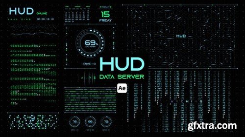 Videohive HUD Data Server for After Effects 44657773