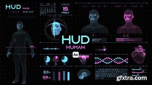 Videohive HUD Human for After Effects 44657237