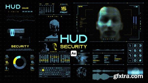 Videohive HUD Security for After Effects 44657218