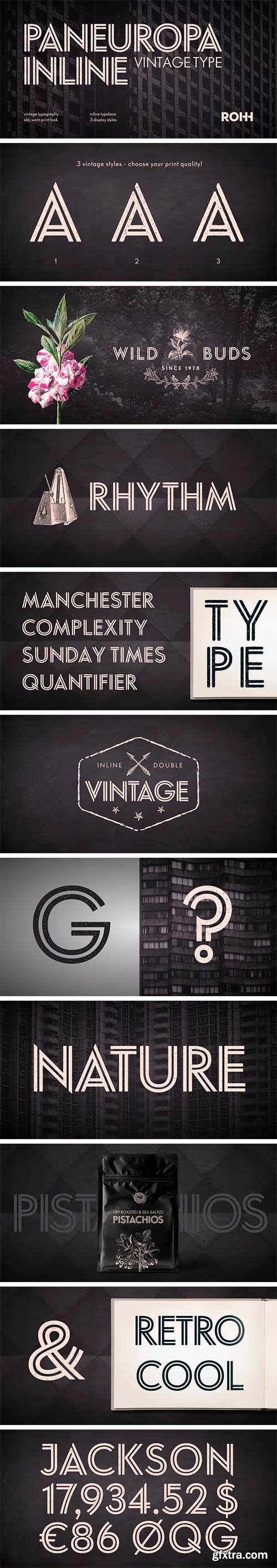 Paneuropa Inline Font Family