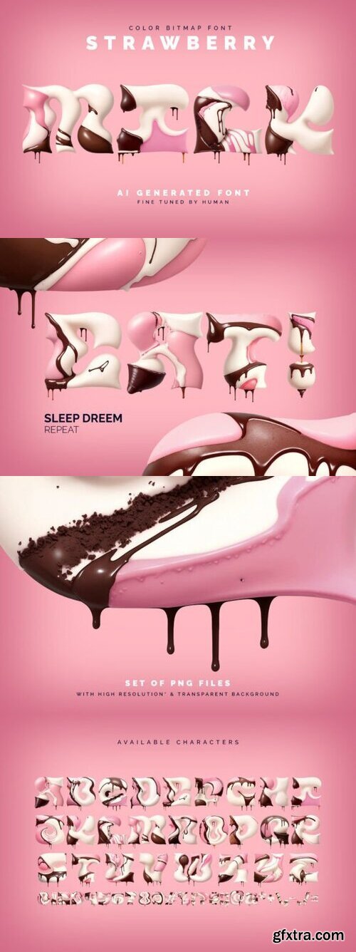 Strawberry Milk Font