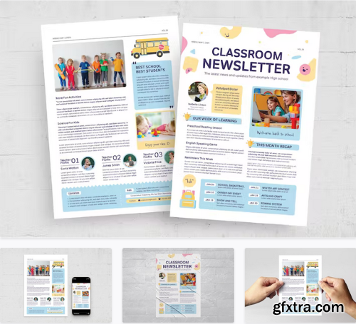 Preschool Newsletter Template