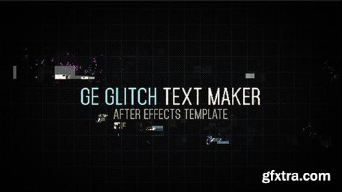 Videohive Glitch Text Maker 8128144