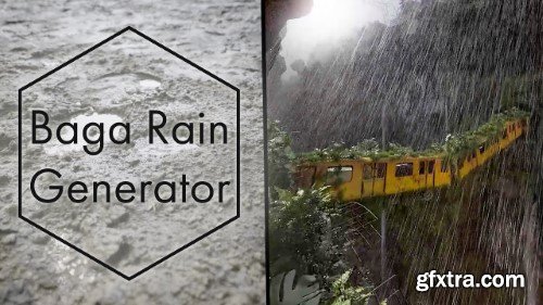 Blender Plugin - Baga Rain Generator