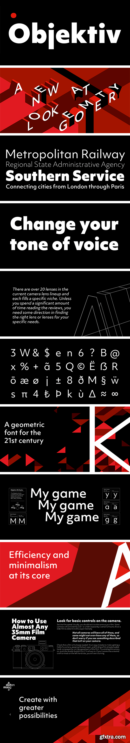 Objektiv (Updated + FULL) Font Family