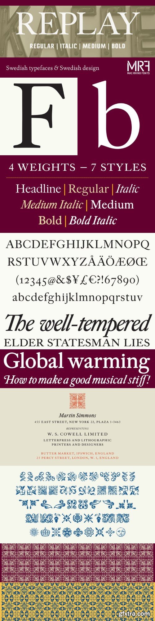 Replay Pro Font Family