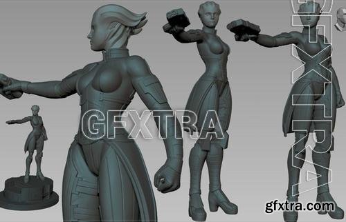 Liara - Mass Effect &ndash; 3D Print Model