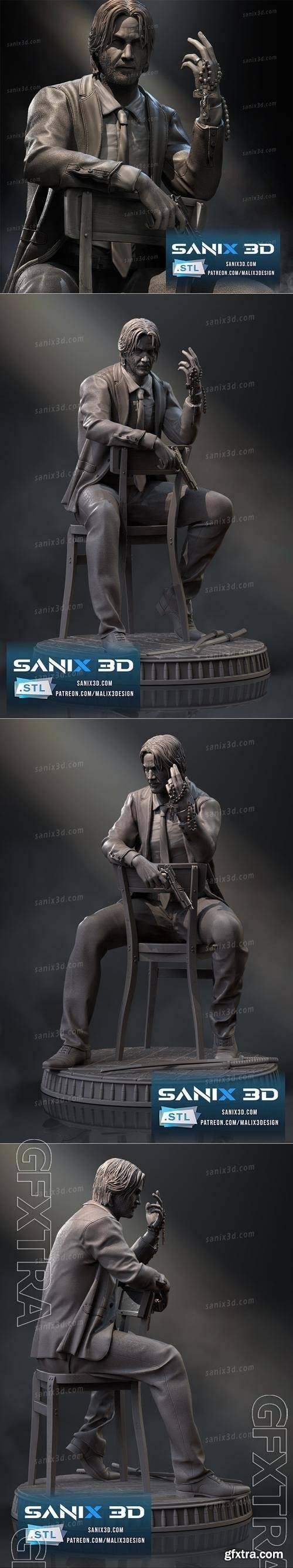 Sanix - John Wick &ndash; 3D Print Model