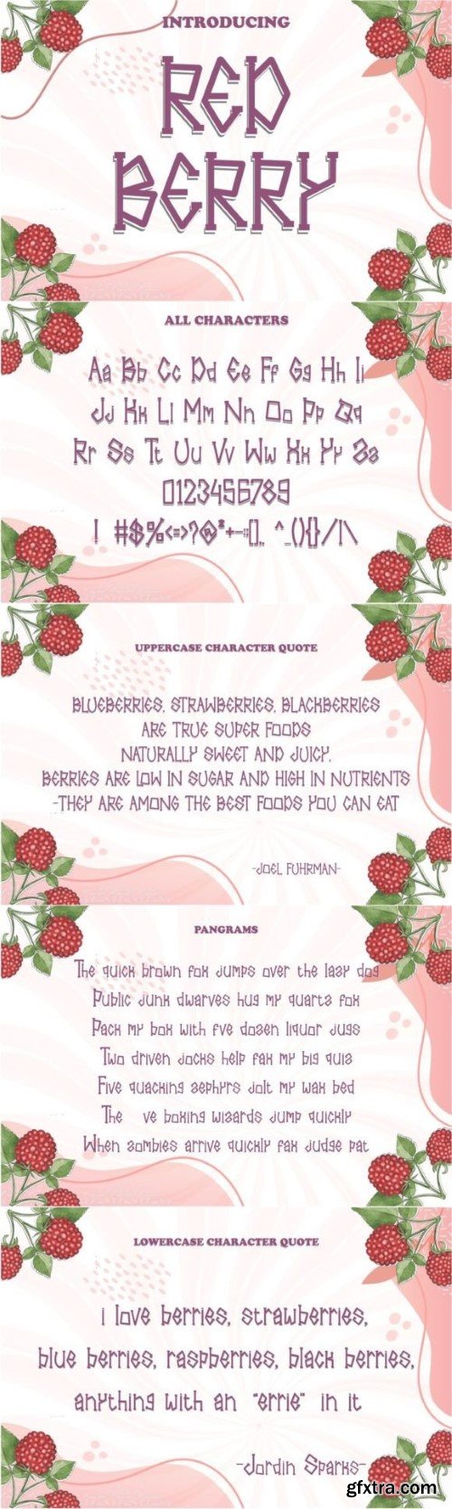 Redberry Font