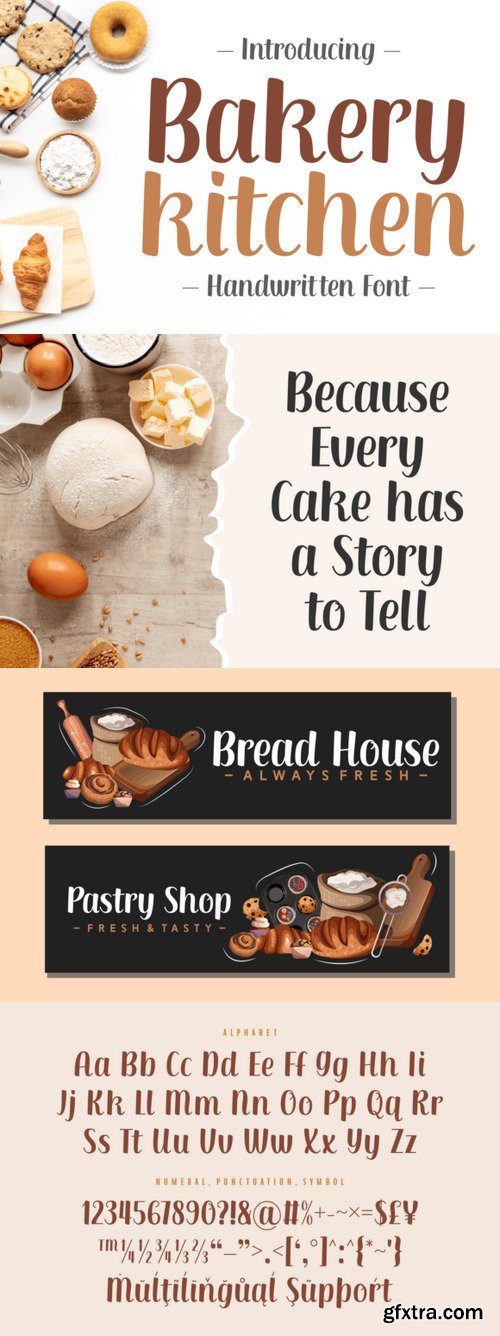 Bakery Kitchen Font