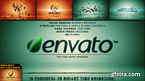 Videohive Elegant 3D Bullet Time Logo Sting 5159671