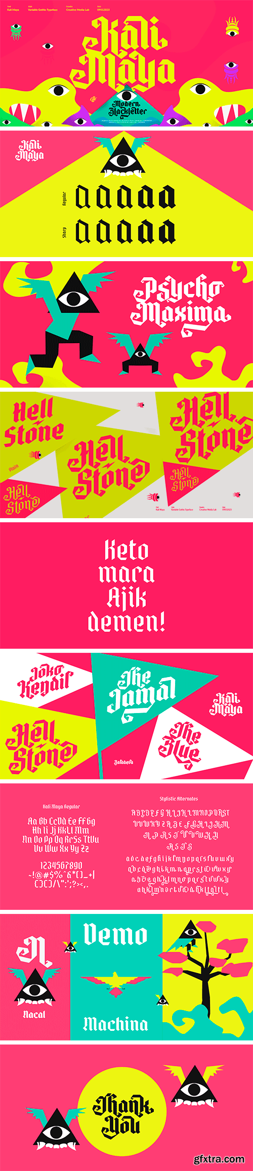 Kali Maya Font Family