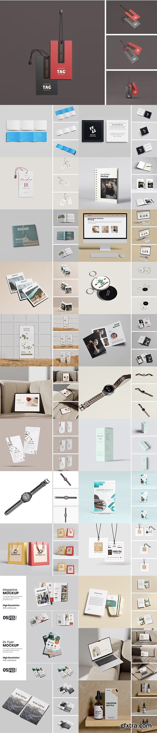 25 Mockups Templates Pack 