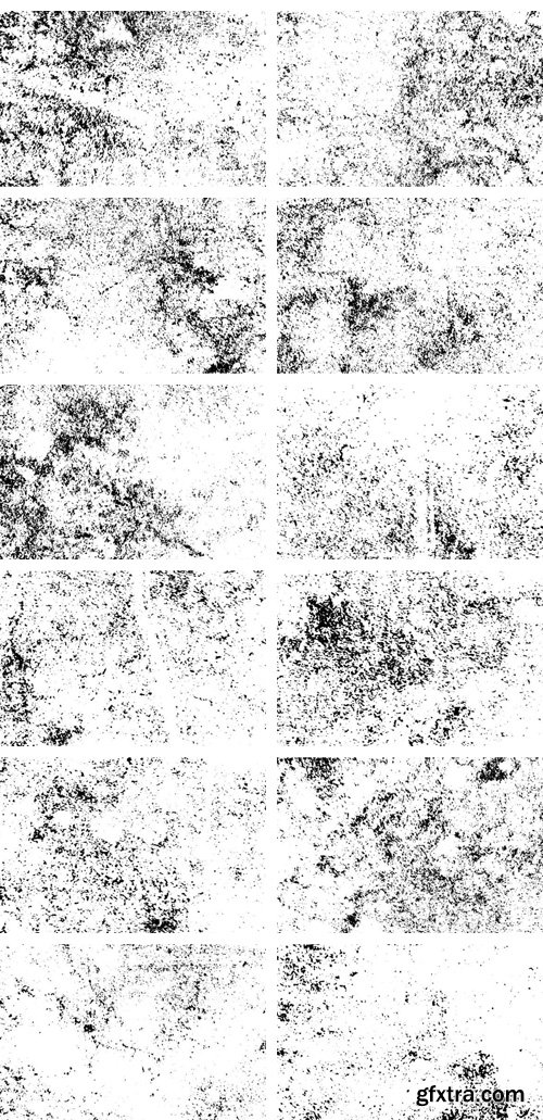 Rough Dirty - Vector Grunge Textures Pack