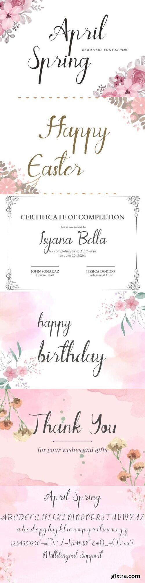 April Spring Font