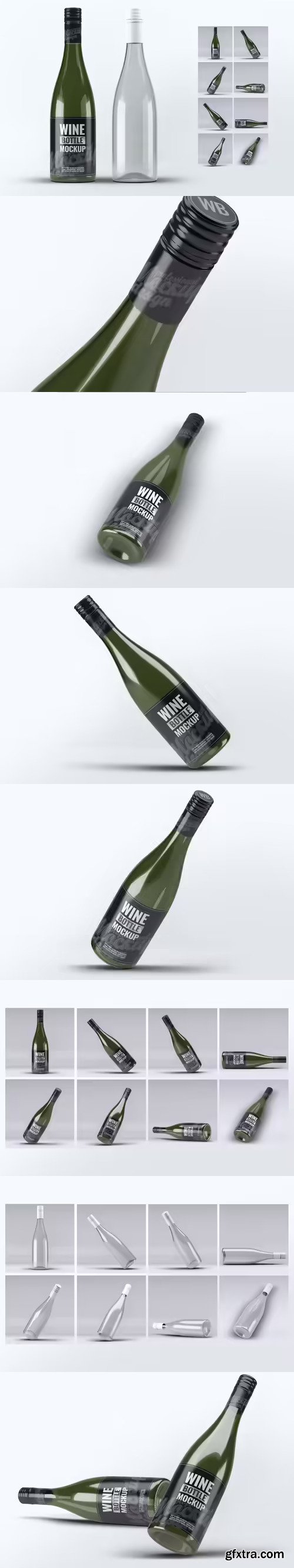 Wine Bottle Mock-Up