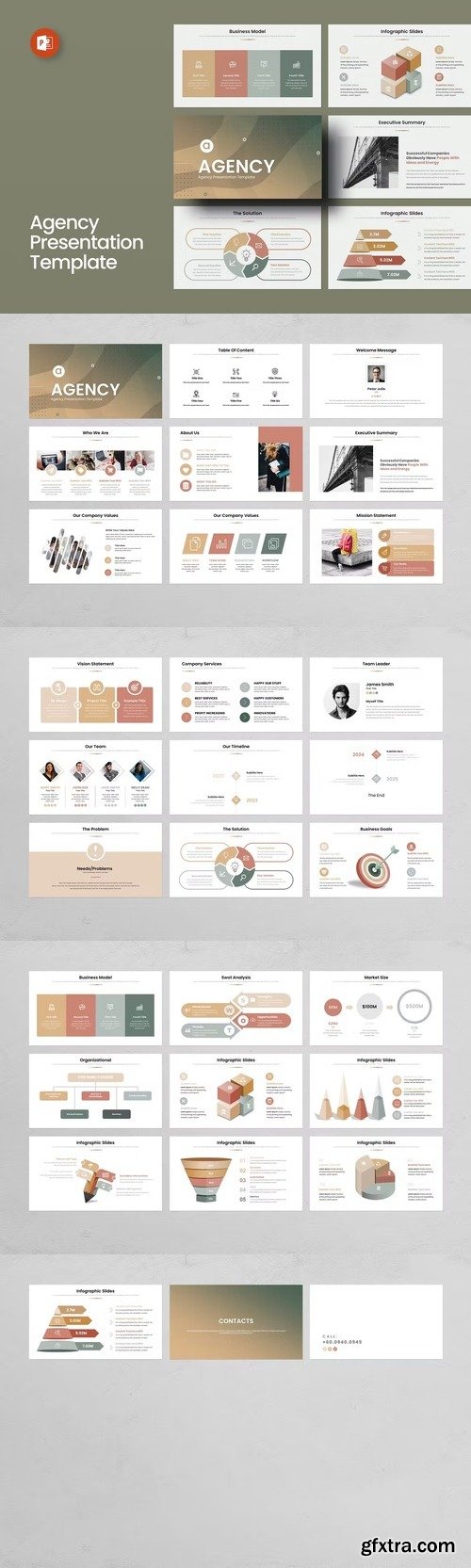 Agency PowerPoint Presentation Template BXK64M9