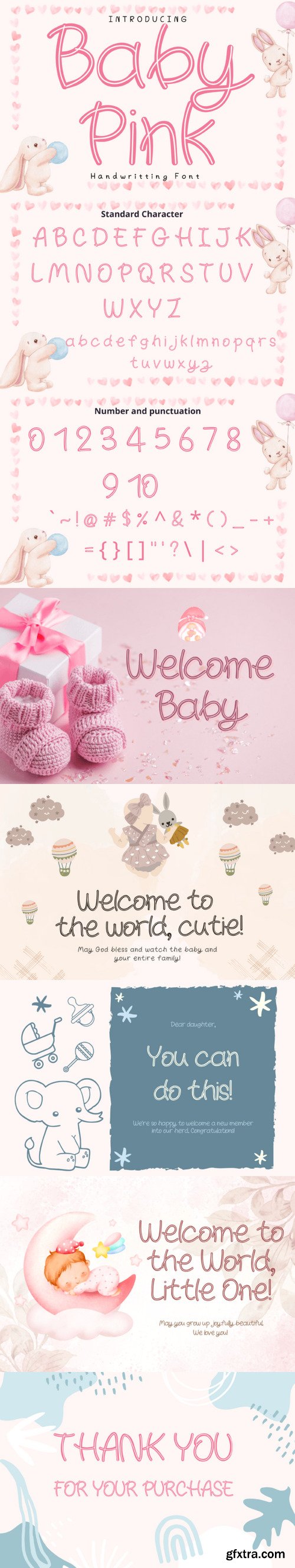 Baby Pink Font