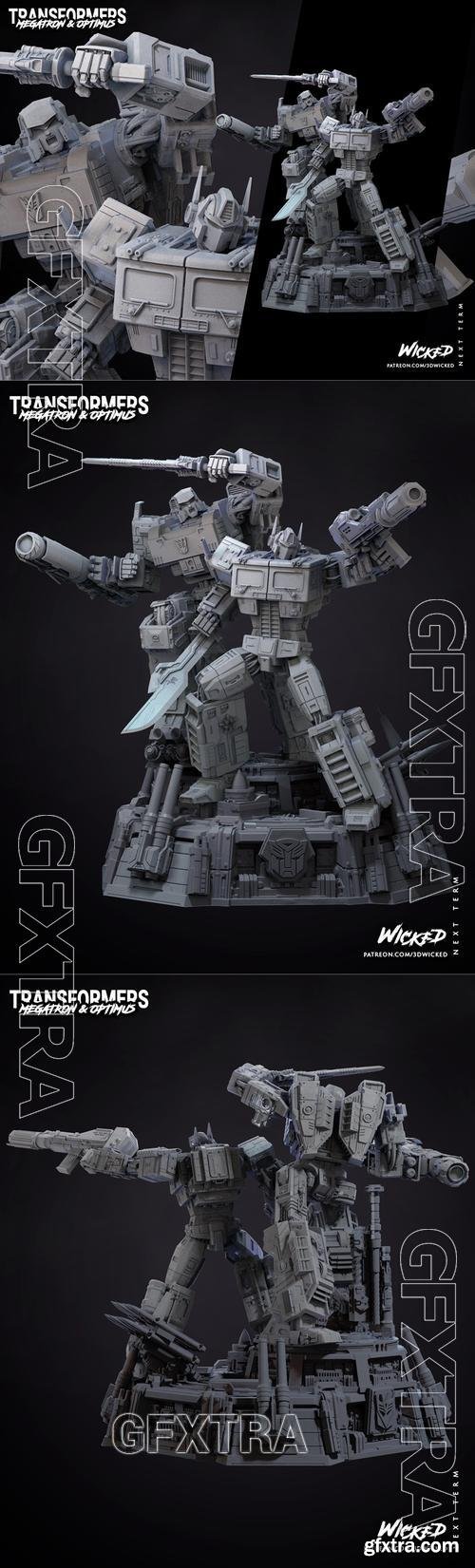 WICKED - Transformers Diorama &ndash; 3D Print Model