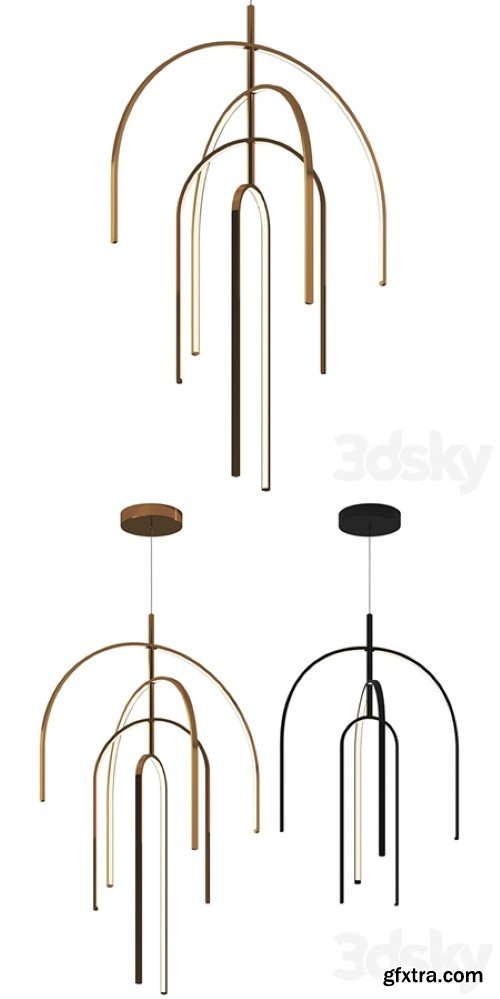 Decorative by Alphabet by Zambelis Pendant Lamp