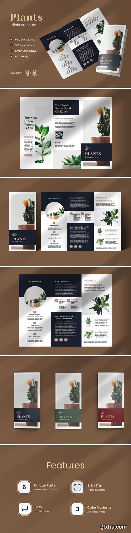 Plants Brochure Template WQZU4ES
