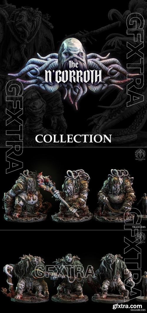 Bestiarum Miniatures - The N'Gorroth Collection &ndash; 3D Print Model