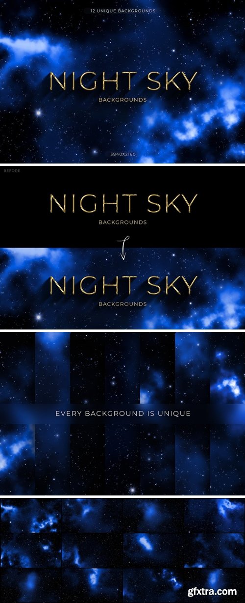 Night Sky Backgrounds D5N4LDB