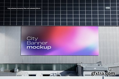 Banner Billboard Mockup K44CGSQ