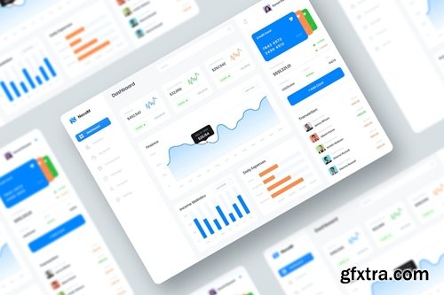 Finance Dashboard UI KIT DVBUEJX