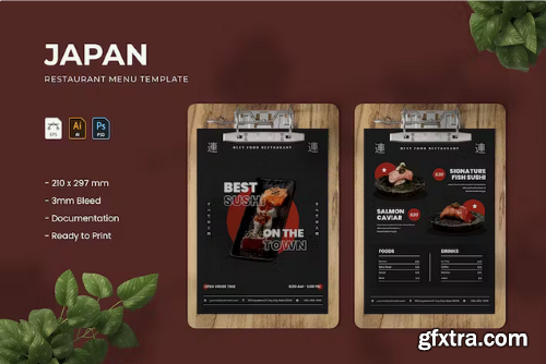 Japan - Menu