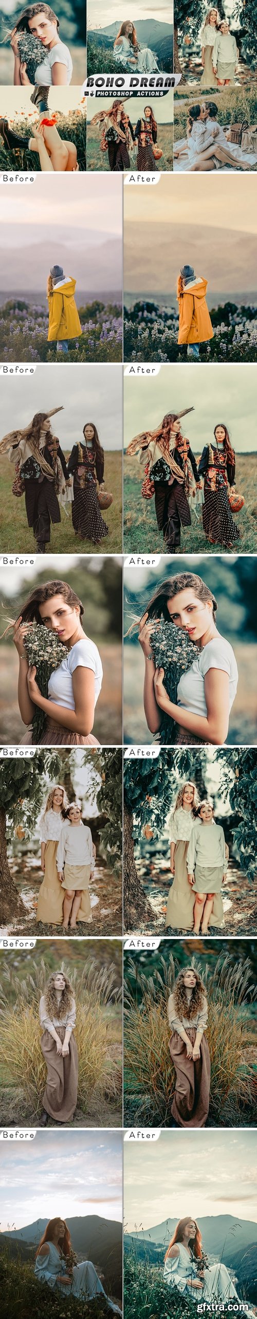 Boho Dream Photoshop Actions KWZFYU6