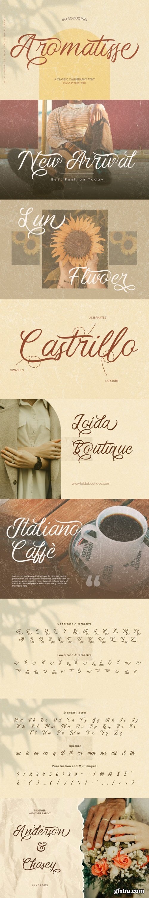 Aromatise Font