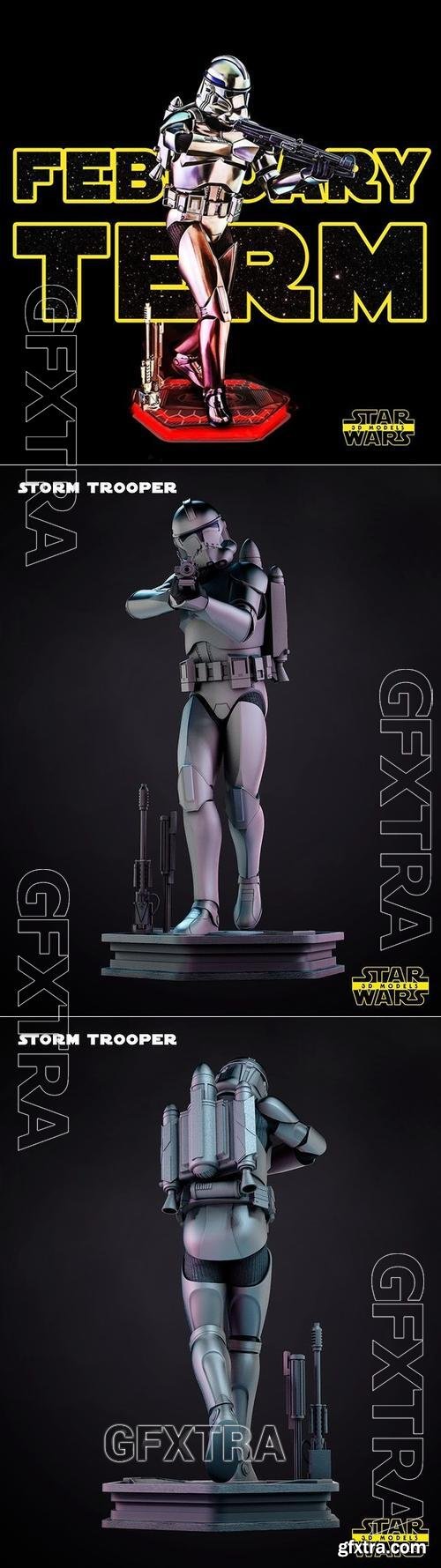 Star Wars - Clone Trooper Sculpture &ndash; 3D Print Model